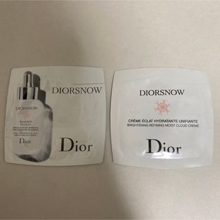 ディオール(Dior)のDior スノーエッセンス オブ ライト、スノーブライトニングモイストクリーム(サンプル/トライアルキット)