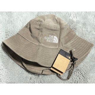 ザノースフェイス(THE NORTH FACE)の【韓国限定】ノースフェイス　コーデュロイバケットハット　グレージュ　L(ハット)