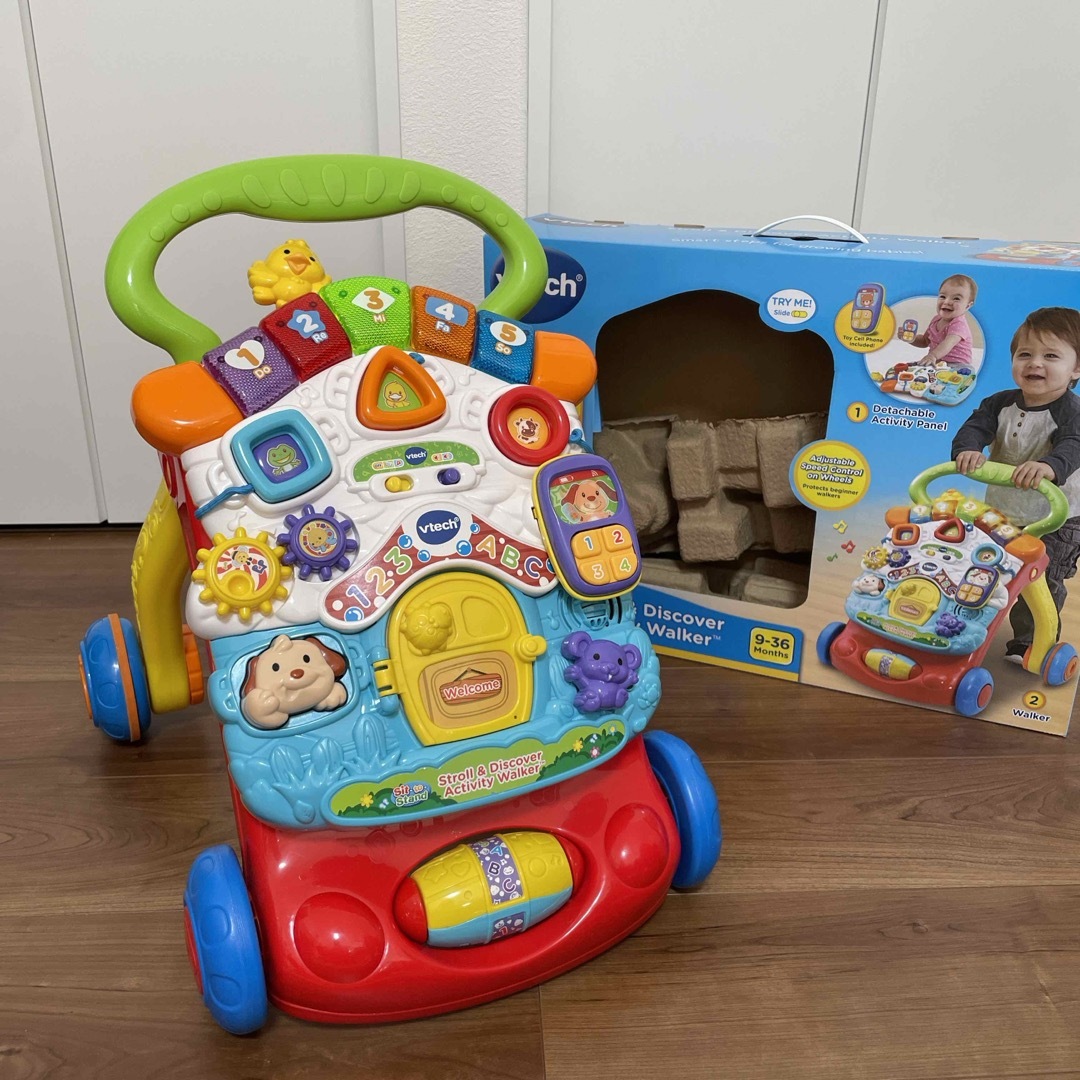 vtech activity walker  手押し車 キッズ/ベビー/マタニティのおもちゃ(手押し車/カタカタ)の商品写真