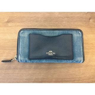 コーチ(COACH)のcoach 長財布　デニム(長財布)