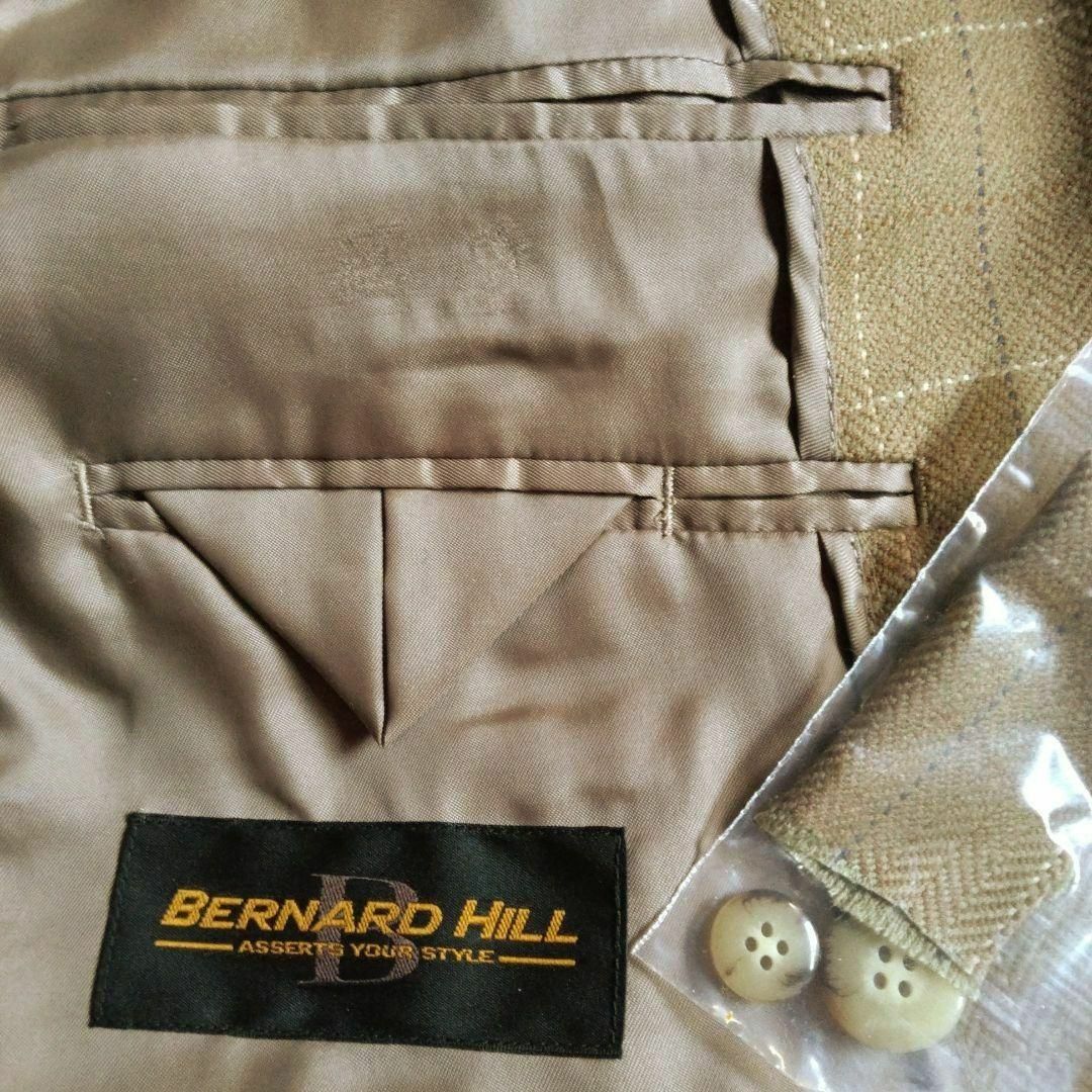 【新品未使用】BERNARD HILL 毛100％(ラム入) 94AB4 秋冬春 メンズのジャケット/アウター(テーラードジャケット)の商品写真