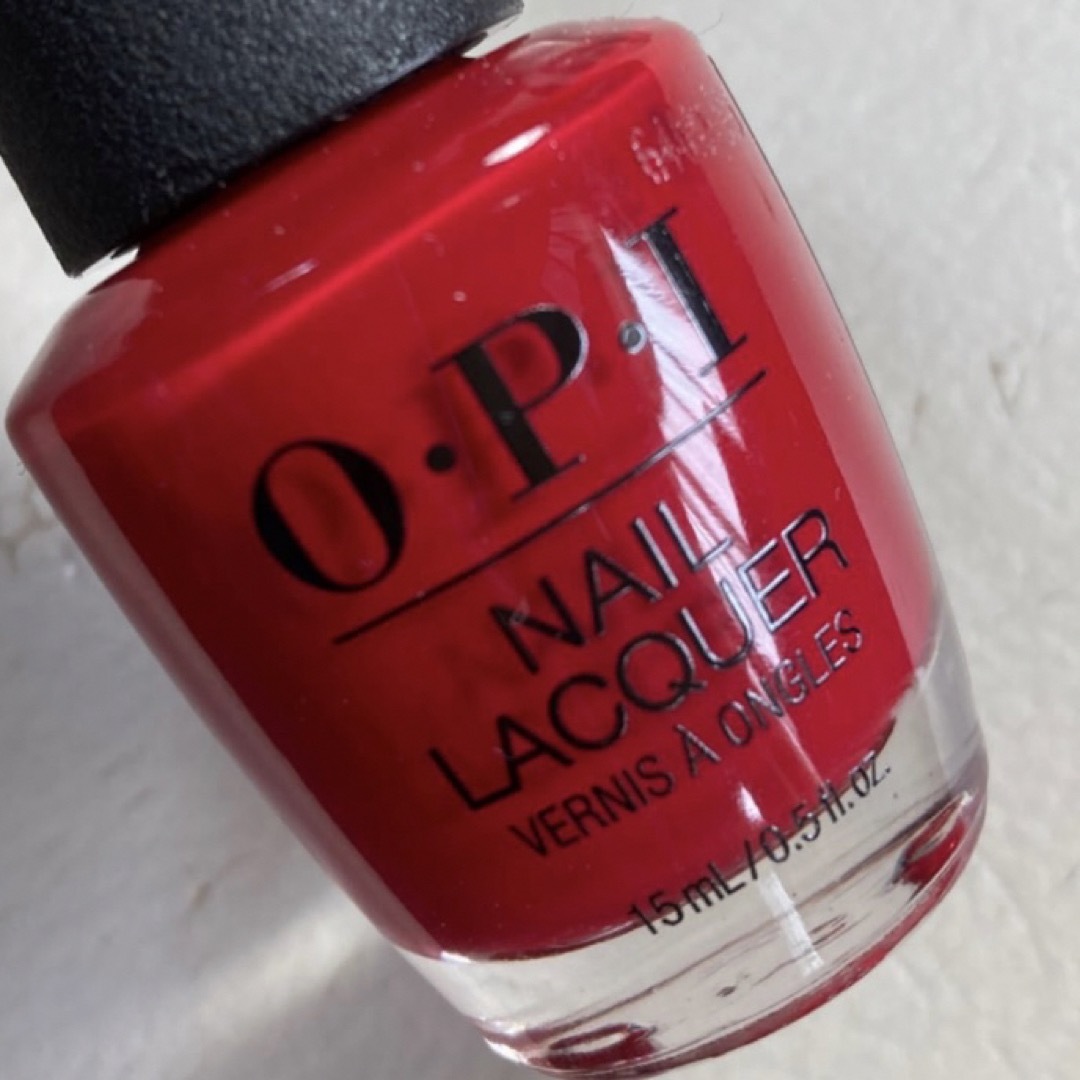 OPI(オーピーアイ)のOPIカラーポリッシュ　マニキュア　赤ポリN25 ネイル検定指定色　新品未使用 コスメ/美容のネイル(マニキュア)の商品写真