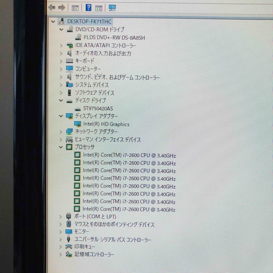 optiplex/win10,i7,M8GB,HDD750GB スマホ/家電/カメラのPC/タブレット(デスクトップ型PC)の商品写真