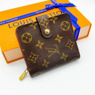 ルイヴィトン(LOUIS VUITTON)のSS美品❣ ルイヴィトン モノグラム コンパクトジップ 二つ折財布(財布)