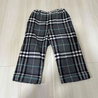 バーバリー(BURBERRY)のチェック柄パンツ 90cm(パンツ/スパッツ)