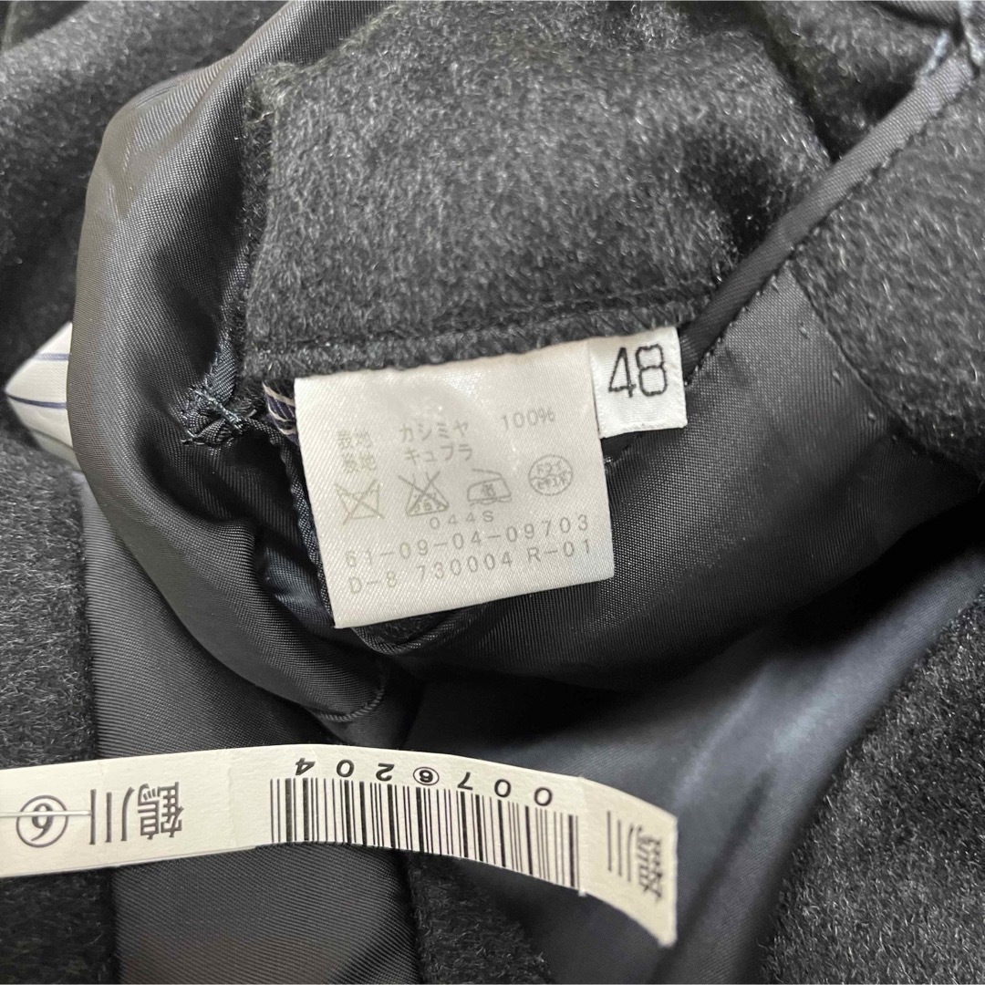 TOMORROWLAND(トゥモローランド)の美品 トゥモローランド ステンカラーコート カシミヤ100% 大きいサイズ 48 メンズのジャケット/アウター(ステンカラーコート)の商品写真