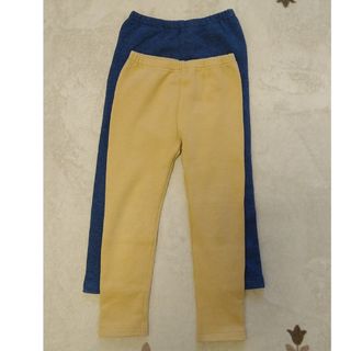 ユニクロ(UNIQLO)のユニクロ フリースレギンス（10分丈) 2枚 110cm(パンツ/スパッツ)