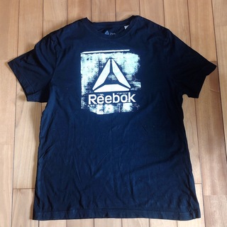 リーボック(Reebok)のReebok 黒　Tシャツ　半袖　2xo(Tシャツ/カットソー(半袖/袖なし))
