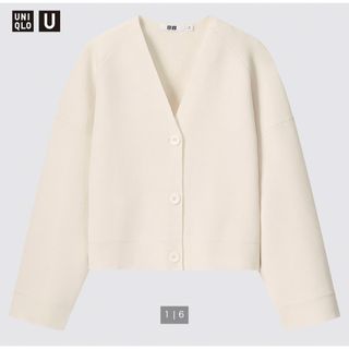 ユニクロ(UNIQLO)のUNIQLO メリノブレンドショートカーディガン(カーディガン)