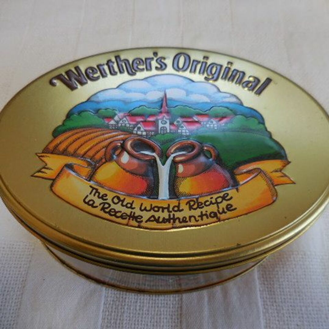 希少 Werther’s ヴェルタース キャンディー 空き缶 レア缶 カナダ購入キッチン/食器