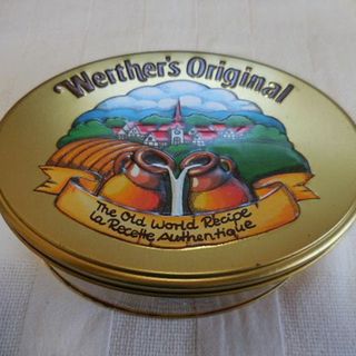 希少 Werther’s ヴェルタース キャンディー 空き缶 レア缶 カナダ購入(容器)