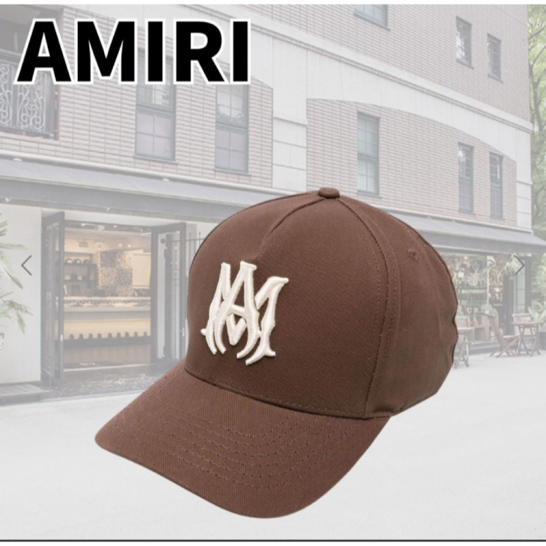 メンズ確実正規品　AMIRI アミリ　キャップ　ブラウン