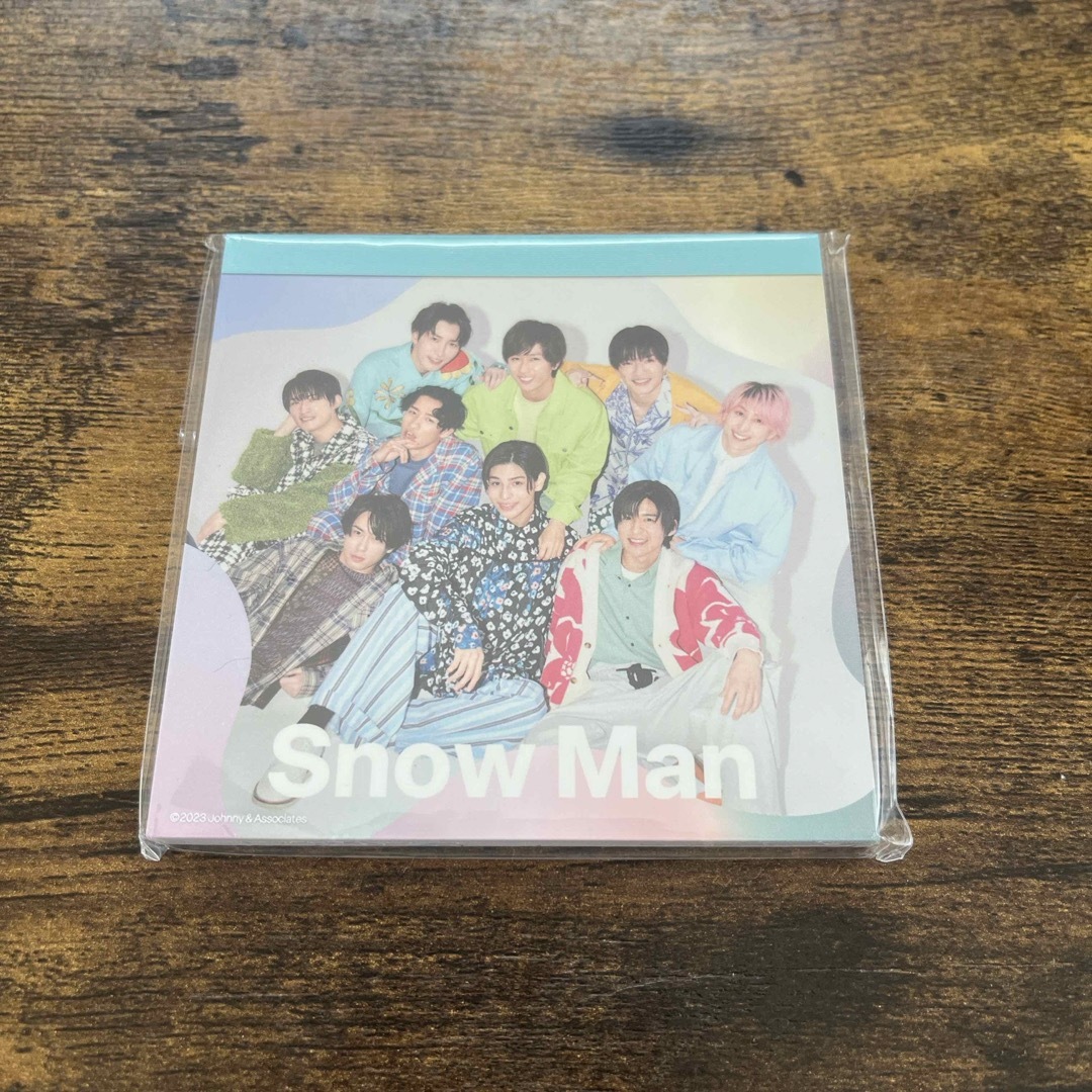 Snow Man(スノーマン)のSnowMan ましかくメモ帳 エンタメ/ホビーのタレントグッズ(アイドルグッズ)の商品写真