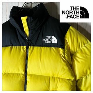 ノースフェイス(THE NORTH FACE) ダウンジャケット(メンズ)（イエロー