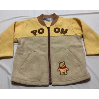 クマノプーサン(くまのプーさん)の【サイズ95】Disney babyくまのプーさん　長袖フリースジャンパー(ジャケット/上着)