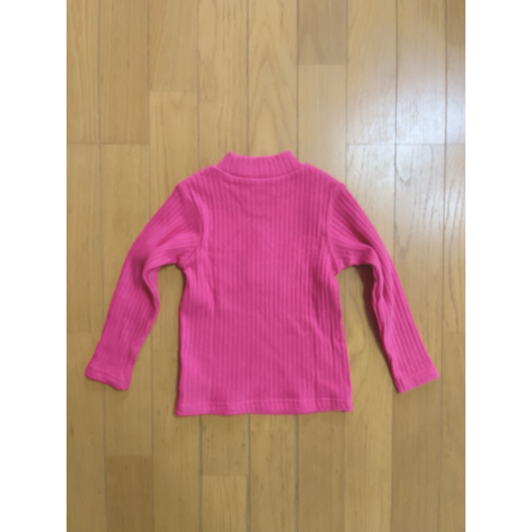 MARKEY'S(マーキーズ)のマーキーズ　裏起毛テレコ ハイネックプルオーバー　100 キッズ/ベビー/マタニティのキッズ服女の子用(90cm~)(Tシャツ/カットソー)の商品写真