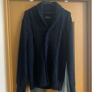 ザラ(ZARA)のZARA MAN  ニットカーディガン　M(カーディガン)