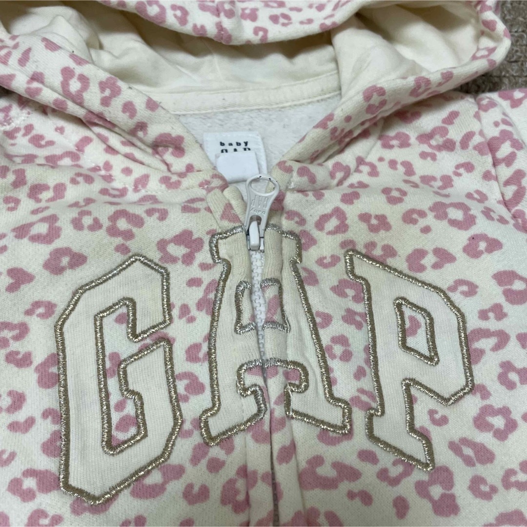 GAP Kids(ギャップキッズ)のロンパース ヒョウ柄 キッズ/ベビー/マタニティのベビー服(~85cm)(ロンパース)の商品写真