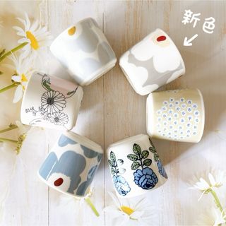 マリメッコ(marimekko)の♡限定1セット♡マリメッコ　ラテマグ　ウニッコ　ライトグレー　プケッティ　北欧(食器)