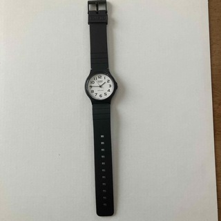カシオ(CASIO)のカシオ腕時計　アナログ　メンズ黒(腕時計(アナログ))