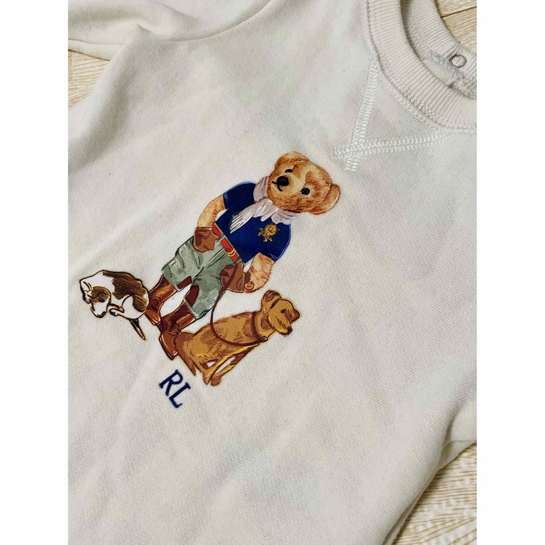 POLO RALPH LAUREN(ポロラルフローレン)のラルフローレン　ロンパース　裏起毛 キッズ/ベビー/マタニティのベビー服(~85cm)(ロンパース)の商品写真