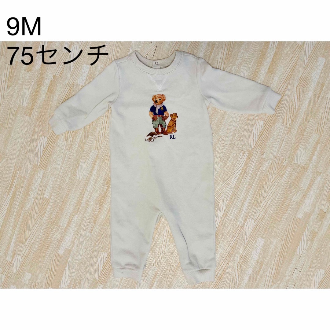 POLO RALPH LAUREN(ポロラルフローレン)のラルフローレン　ロンパース　裏起毛 キッズ/ベビー/マタニティのベビー服(~85cm)(ロンパース)の商品写真