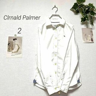 783 Clrnald Palmer  カジュアルシャツ サイズ2 傘マーク(シャツ/ブラウス(長袖/七分))