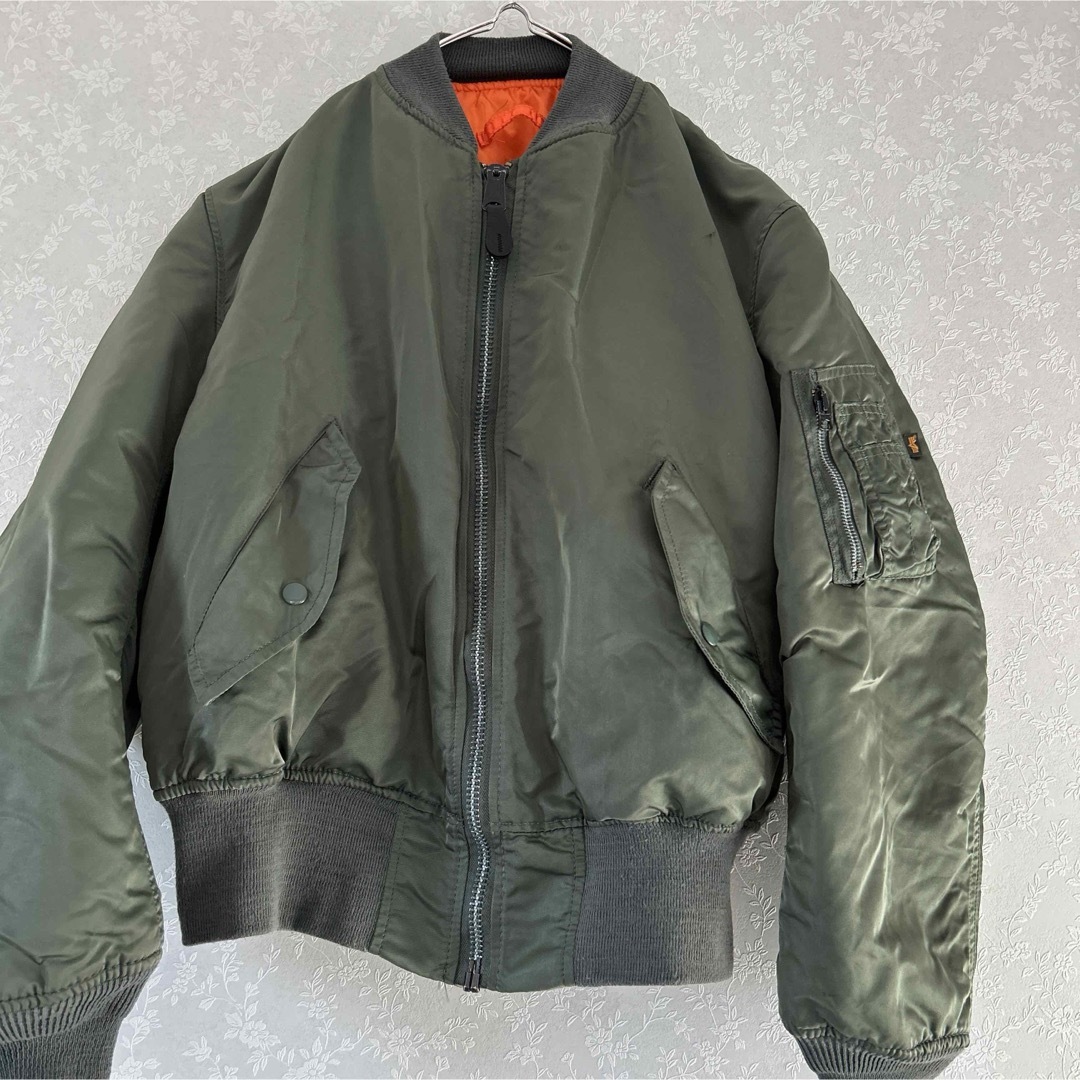 ALPHA INDUSTRIES(アルファインダストリーズ)のALPHA MA-1 made in U.S.A 90s メンズのジャケット/アウター(フライトジャケット)の商品写真