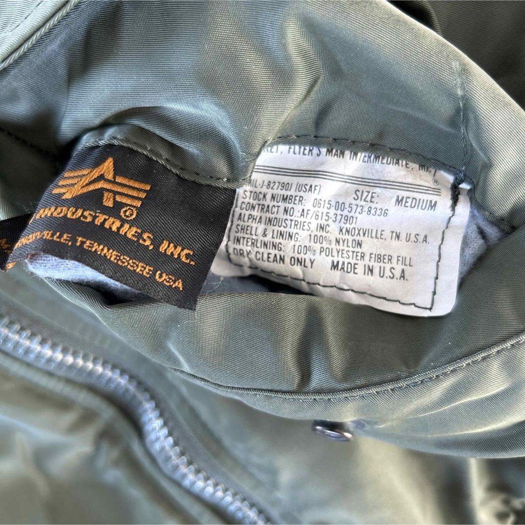 ALPHA INDUSTRIES(アルファインダストリーズ)のALPHA MA-1 made in U.S.A 90s メンズのジャケット/アウター(フライトジャケット)の商品写真