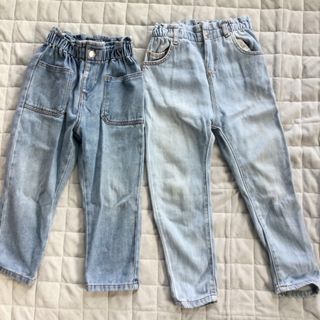 ザラキッズ(ZARA KIDS)のザラベビー　ZARA baby ジーパン　2着セット(パンツ/スパッツ)