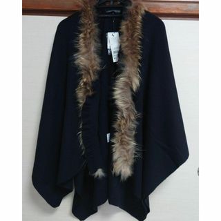 新品・掘り出し物!!】シトラスノーツ ファー ポンチョ サイズM 新品・掘り出し物!!】シトラスノーツ ファー ポンチョ サイズM