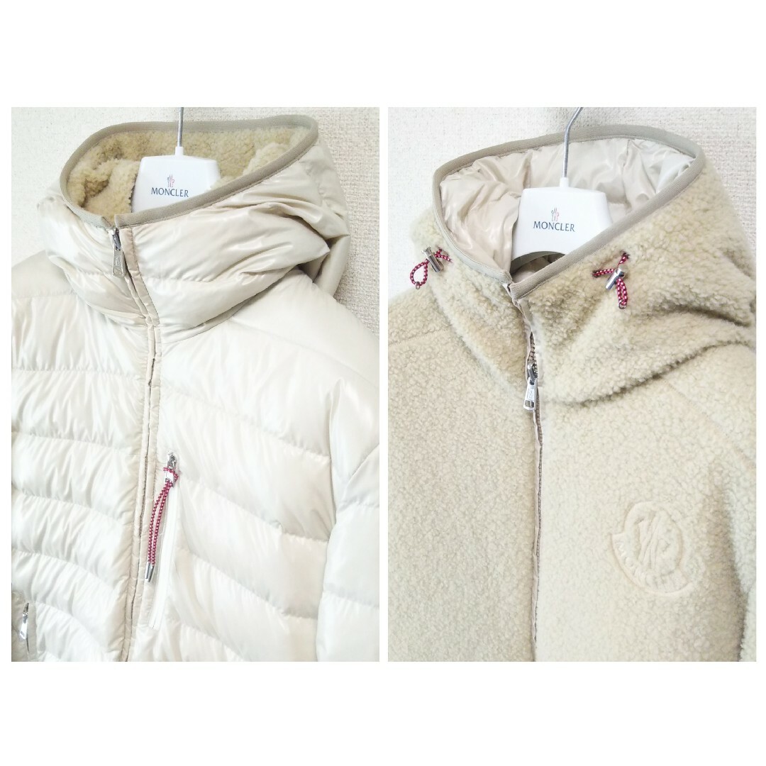 MONCLER(モンクレール)のモンクレール Haffner ダウンジャケット ボア リバーシブル メンズ 2 メンズのジャケット/アウター(ダウンジャケット)の商品写真