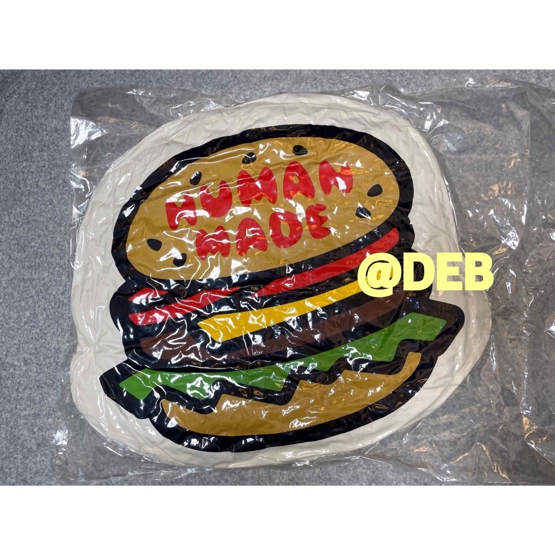 HUMAN MADE - HUMAN MADE HAMBURGER CUSHIONの通販 by でぶ HUMAN MADE - HUMAN MADE HAMBURGER CUSHIONの通販 by でぶ