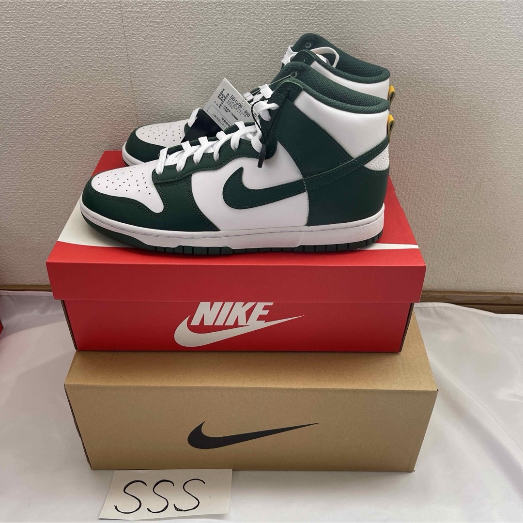 NIKE Dunk High Noble Green 27.5 正規未着品靴/シューズ