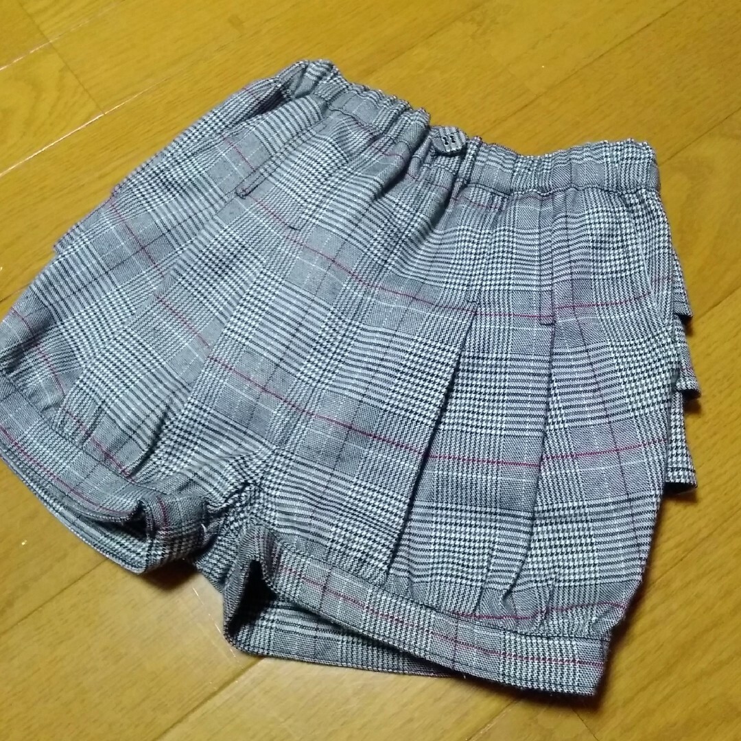 petit main(プティマイン)の100cm♥petit main ショートパンツ カボチャパンツ フリル キッズ/ベビー/マタニティのキッズ服女の子用(90cm~)(パンツ/スパッツ)の商品写真