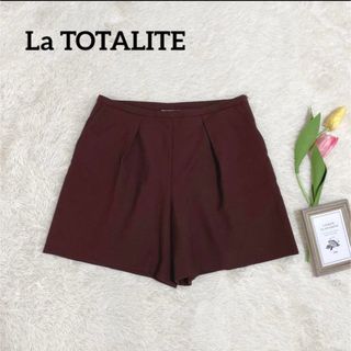 ラトータリテ(La TOTALITE)のLaTOTALITE ラトータリテ タックショートパンツ サイズ40(ショートパンツ)