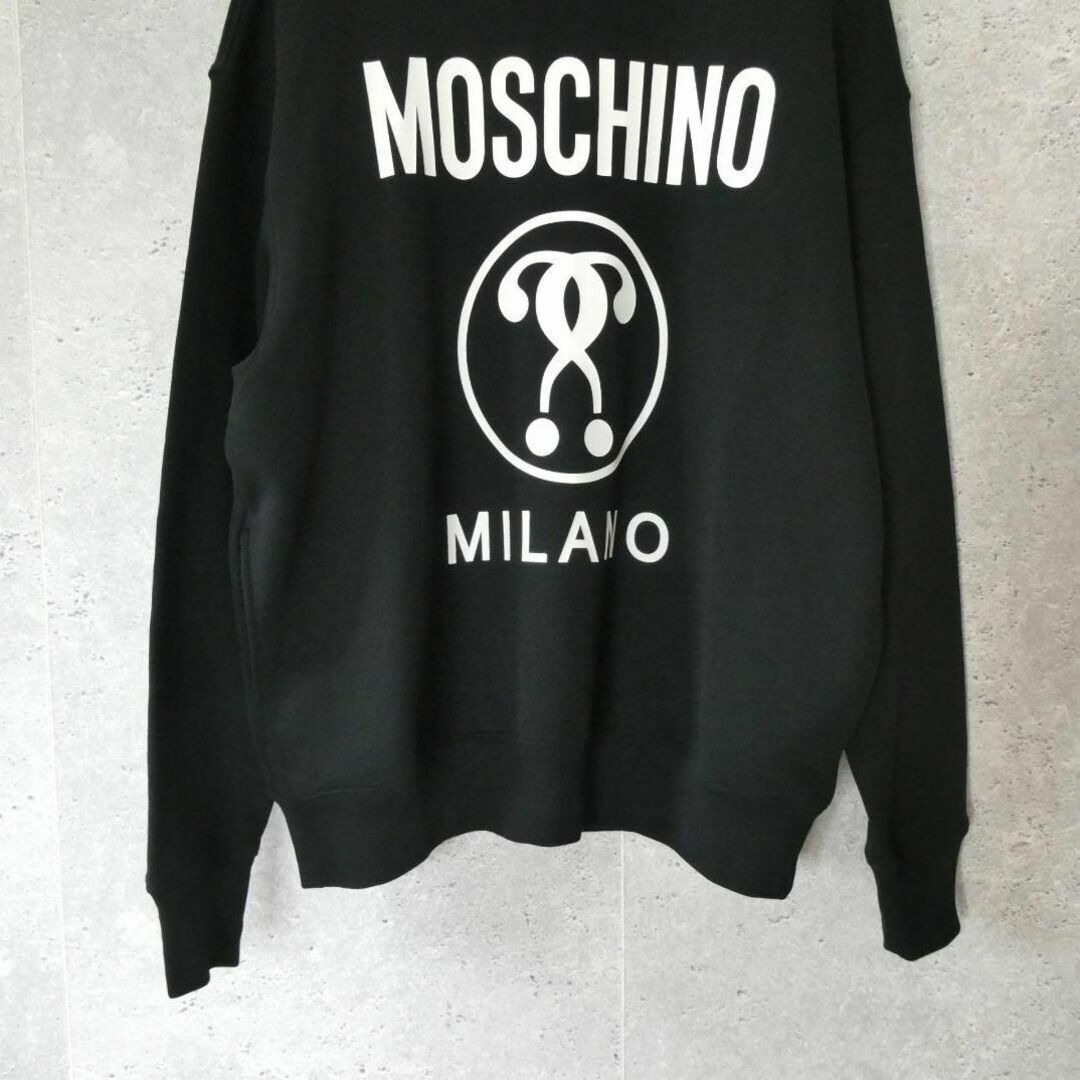 MOSCHINO(モスキーノ)の極美品 MOSCHINO ロゴプリント クルーネック スウェットトレーナー メンズのトップス(スウェット)の商品写真