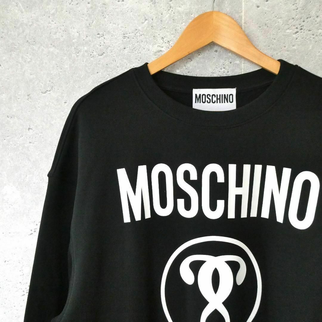 MOSCHINO(モスキーノ)の極美品 MOSCHINO ロゴプリント クルーネック スウェットトレーナー メンズのトップス(スウェット)の商品写真