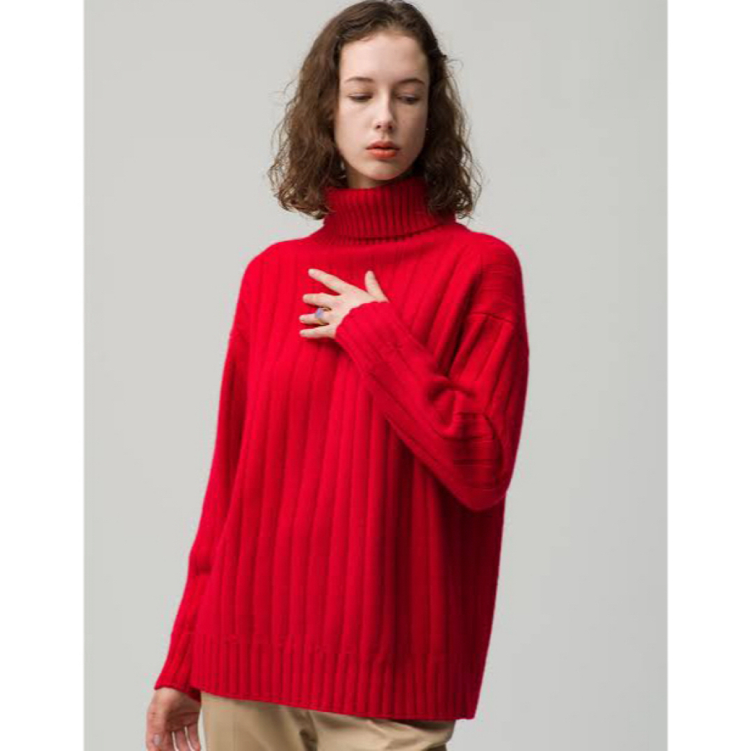 美品 ebure  Cashmere Turtle Neck Pulloverレディース