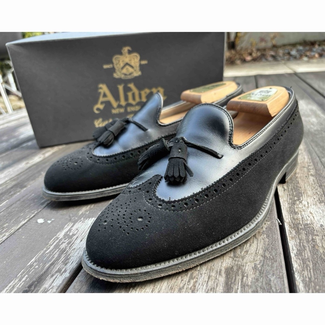 Alden(オールデン)のALDEN/オールデン/タッセルローファー/8.5/26.5/黒/ブラック/ペニ メンズの靴/シューズ(ドレス/ビジネス)の商品写真