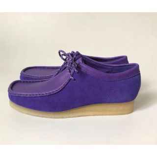 クラークス(Clarks)の新品未使用⭐︎クラークス Clarks wallabee ワラビー パープル(スリッポン/モカシン)