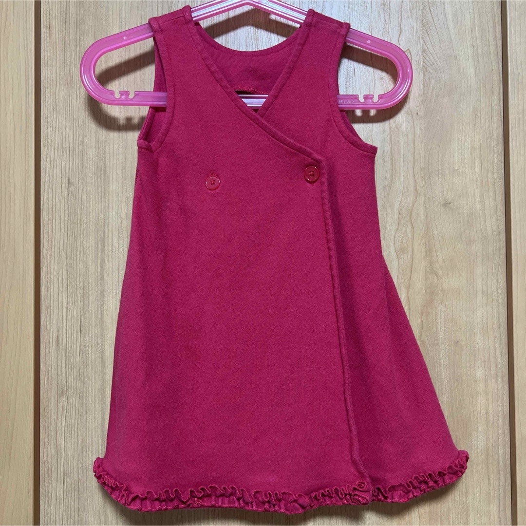 babyGAP(ベビーギャップ)の美品 baby GAP ワンピース 80 ピンク 12-18months ベビー キッズ/ベビー/マタニティのベビー服(~85cm)(ワンピース)の商品写真