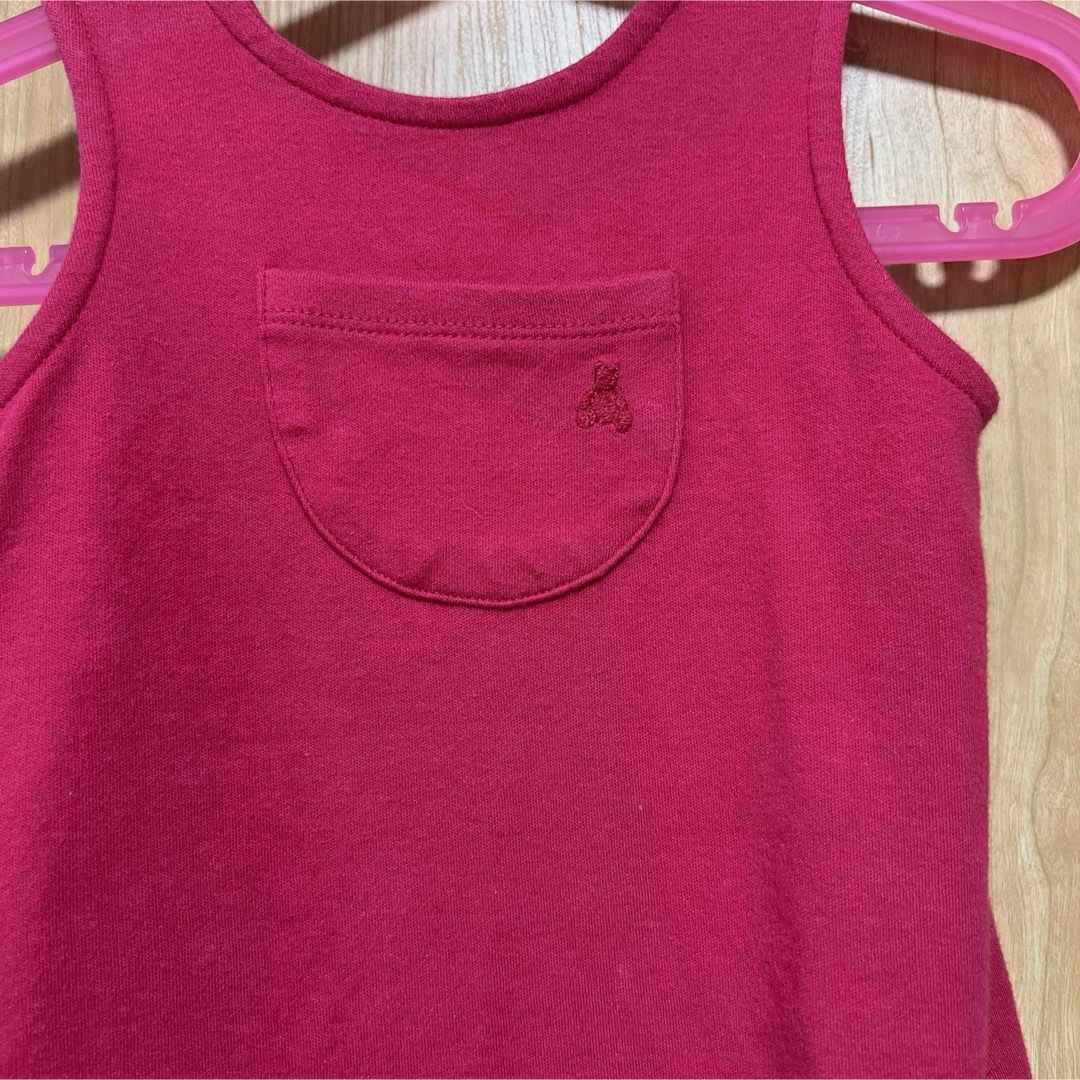 babyGAP(ベビーギャップ)の美品 baby GAP ワンピース 80 ピンク 12-18months ベビー キッズ/ベビー/マタニティのベビー服(~85cm)(ワンピース)の商品写真