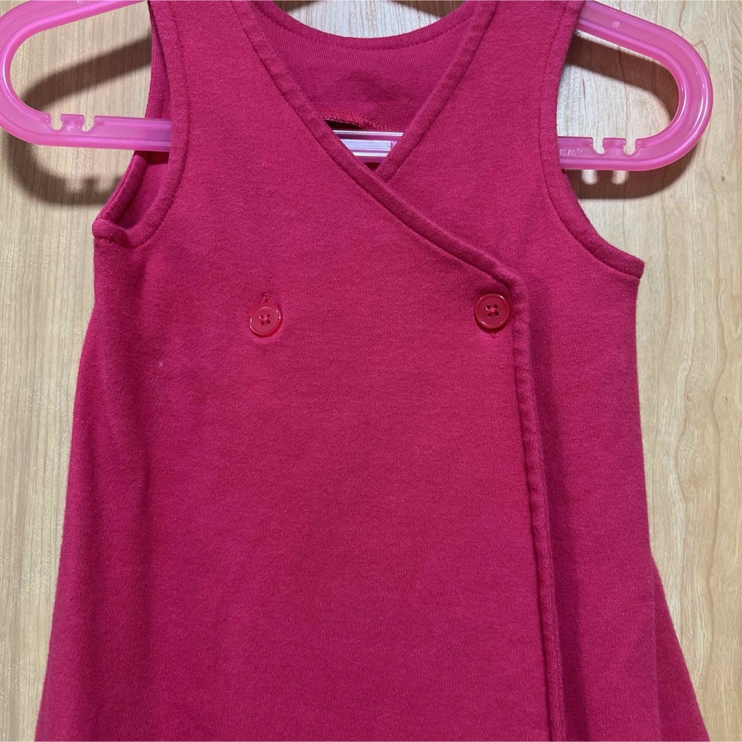 babyGAP(ベビーギャップ)の美品 baby GAP ワンピース 80 ピンク 12-18months ベビー キッズ/ベビー/マタニティのベビー服(~85cm)(ワンピース)の商品写真