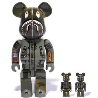 BE@RBRICK BAPE(R) ALPHA CAMO 100％ & 400％(その他)