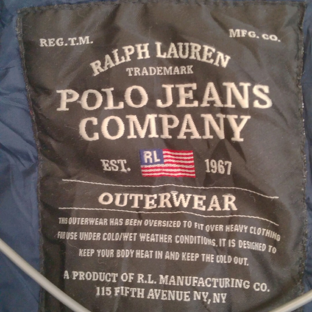 POLO RALPH LAUREN(ポロラルフローレン)のPOLO　JEANS　CO. ポロジーンズ　　中綿　キルティングジャケット メンズのジャケット/アウター(ナイロンジャケット)の商品写真