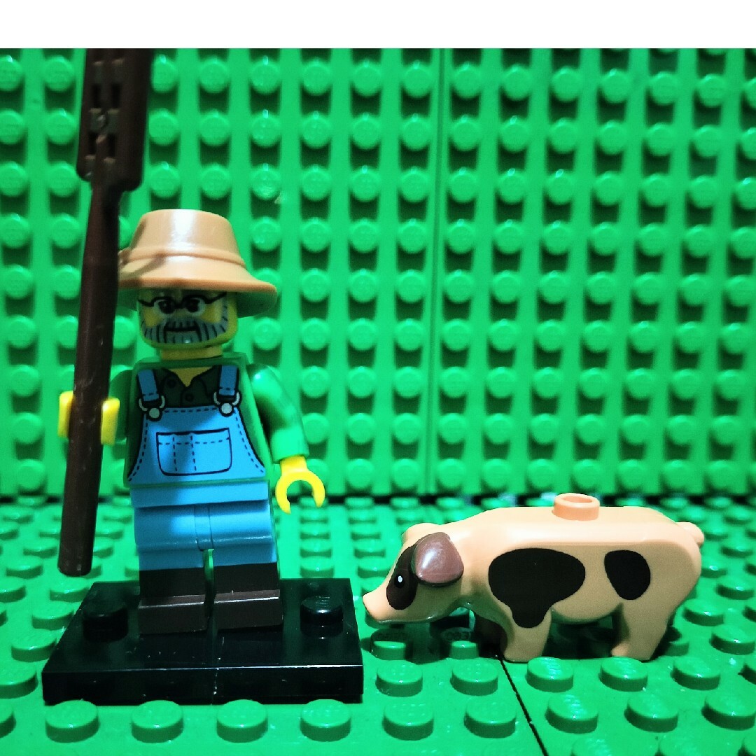 Lego(レゴ)のLEGO 71011 ミニフィギュア シリーズ15 農夫 ファーマー ブタ エンタメ/ホビーのおもちゃ/ぬいぐるみ(その他)の商品写真