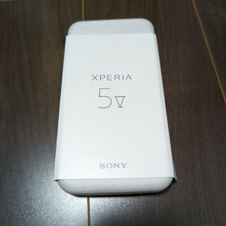 エクスペリア(Xperia)の超美品 Xperia 5V シルバー SIMフリー(スマートフォン本体)