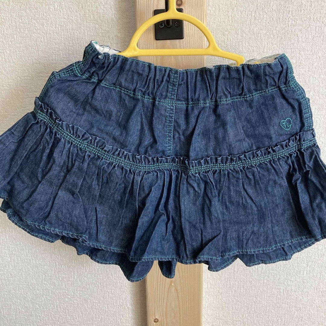 trois lapins(トロワラパン)のトロワラパン　キュロットスカート　100 キッズ/ベビー/マタニティのキッズ服女の子用(90cm~)(スカート)の商品写真