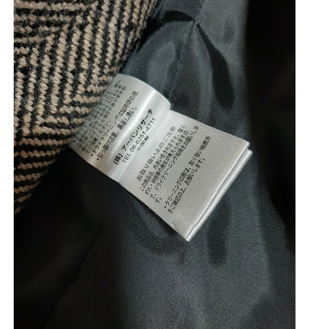 KBF(ケービーエフ)の美品　アーバンリサーチ　KBFビッグ テーラーコート　ツイード レディースのジャケット/アウター(チェスターコート)の商品写真